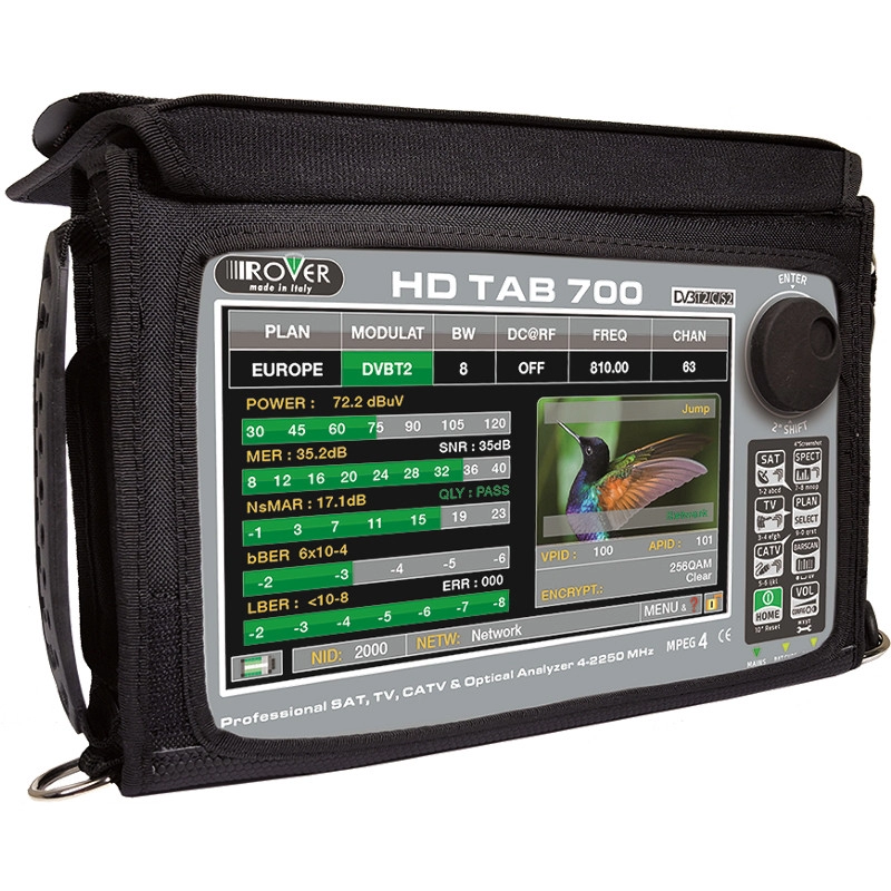 MHDTAB700 <div itemprop="description"> MESUREUR DE CHAMP TACTILE DVB-T/T2/ DVB-C/C2 / DVB-S/S2</div>