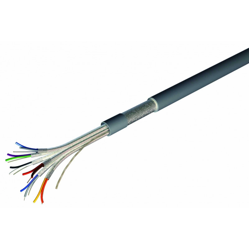 MPI422 <div itemprop="description"> CABLE MICRO 4X2X0.22 BLINDE PAIRE PAR PAIRE (PAR 100 M)</div>