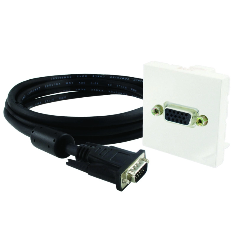 MQPC8000SMP5 <div itemprop="description"> PLASTRON VGA FEMELLE-MALE FULL PIN 2 MODULES 5M</div>