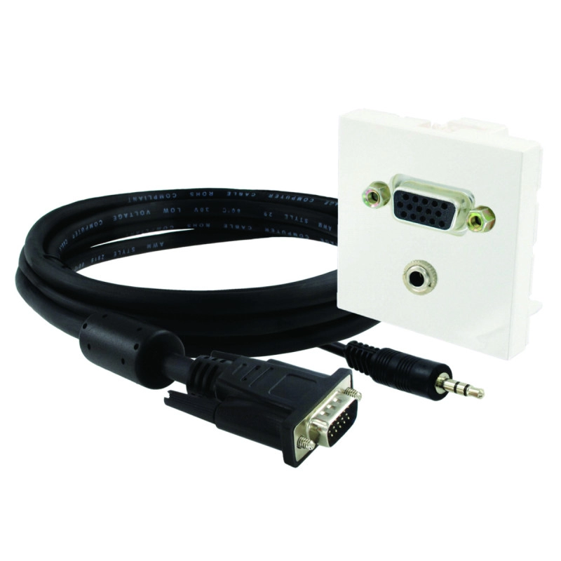 MQPC8410SMP5 <div itemprop="description"> PLASTRON VGA+AUDIO JACK FEMELLE-MALE 2 MODULES 5M</div>