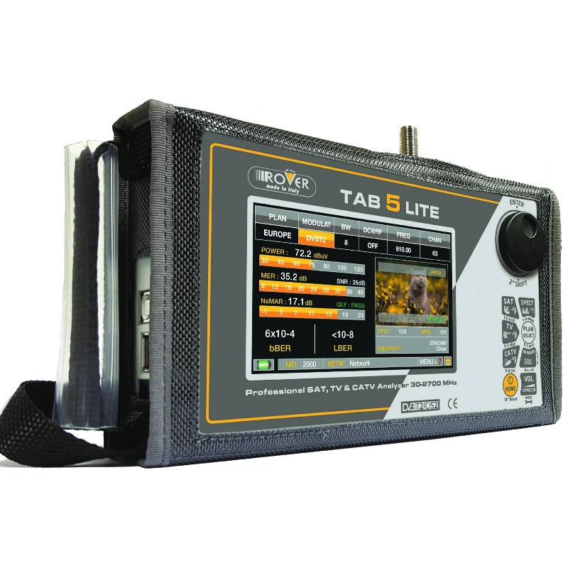 					MTAB5LITE < > MESUREUR DE CHAMPS NUMERIQUE HD TERRESTRE ET SATELLITE</>