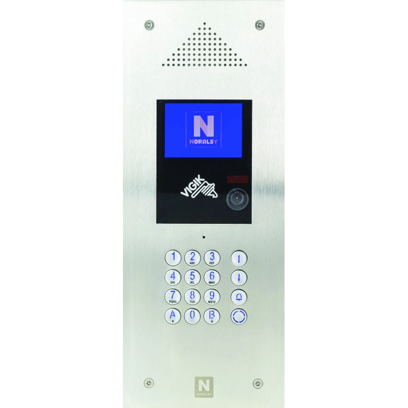 NPH300BR <div itemprop="description"> PLATINE INOX BROSSE ENCAST AVEC CAMERA +VIGIK +CLAVIER ANDY</div>