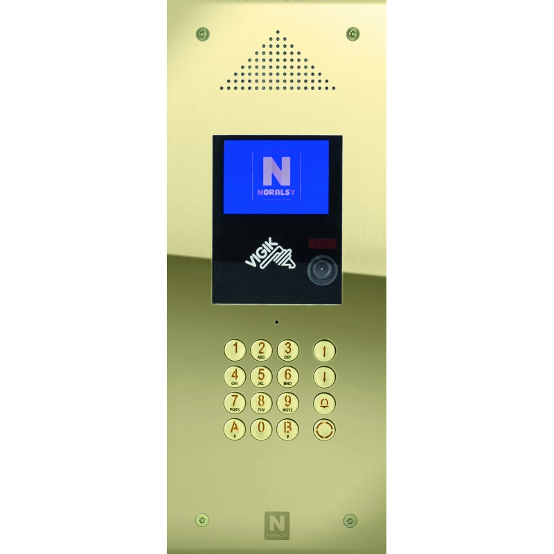 NPH300L <div itemprop="description"> PLATINE LAITON ENCAST AVEC CAMERA +VIGIK +CLAVIER ANDY</div>