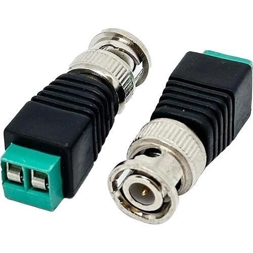 					NV-BNCA-2P NVT Phybridge NV-BNCA-2P Adaptateur BNC mâle vers borne à vis à 2 positions, Lot de 2