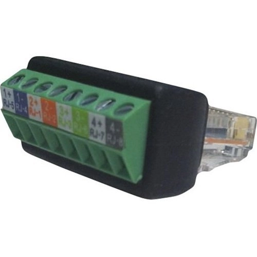 NV-RJ45A TRANSMISSION UTP RJ45 Can Term Adap