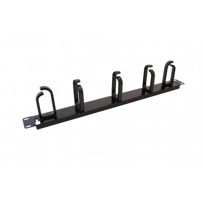 PA1UGN <div itemprop="description"> GUIDE CORDON 19`` 1U 5 ANNEAUX PLASTIQUE NOIR</div>