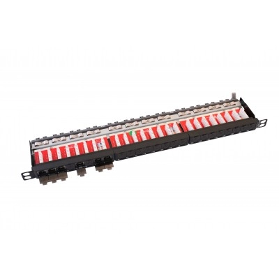 PA6A05TB24110 <div itemprop="description"> PANNEAU 19`` 0.5U EQUIPE 24P S/FTP CAT6A BLOC 110</div>
