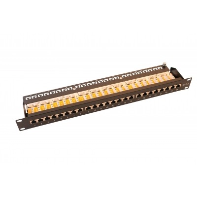 PA6TB24110 <div itemprop="description"> PANNEAU 19`` 1U EQUIPE 24P S/FTP CAT6 BLOC 110</div>