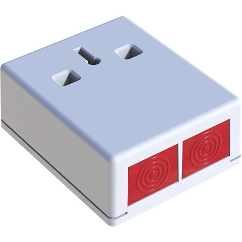 PADP3-WH BOUTON PANIQUE Double Bouton Plastic
