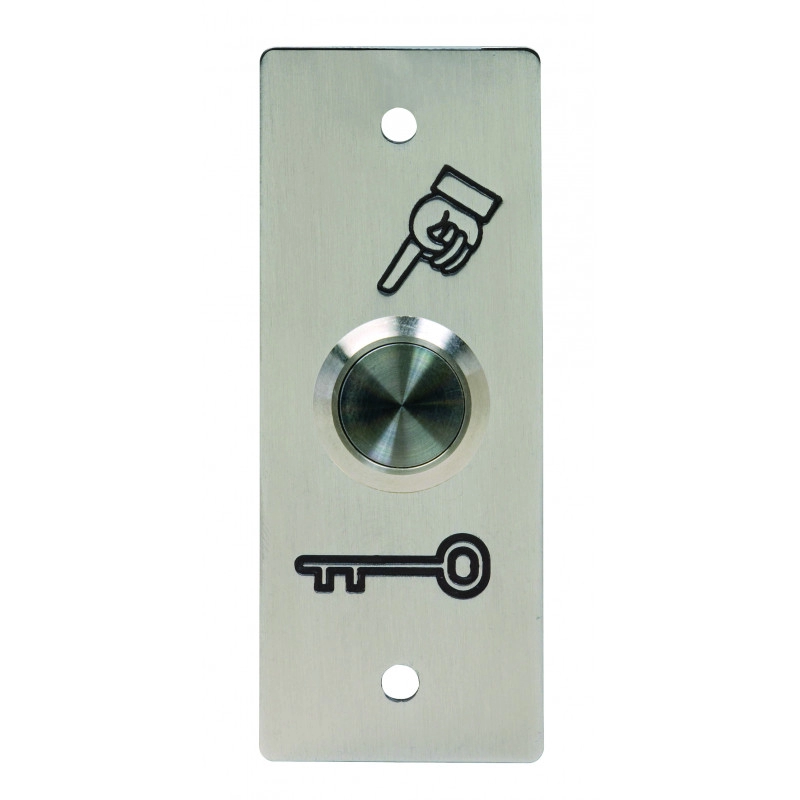 PB19NOSI <div itemprop="description"> BOUTON POUSSOIR INOX 19 MM NO BORNIER Ã€ VIS + PLAQUE PBP19_3</div>