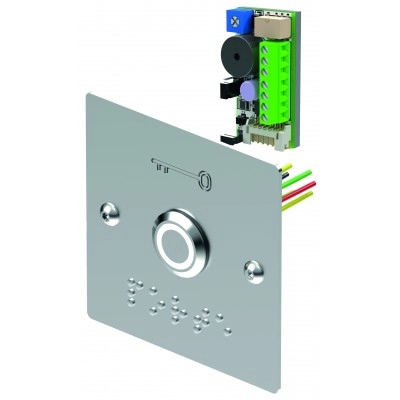 PB19VBBBL <div itemprop="description"> BP INOX + PLAQUE ENCAST BRAILLE `PORTE`+BUZZER LED TEMPO LED</div>