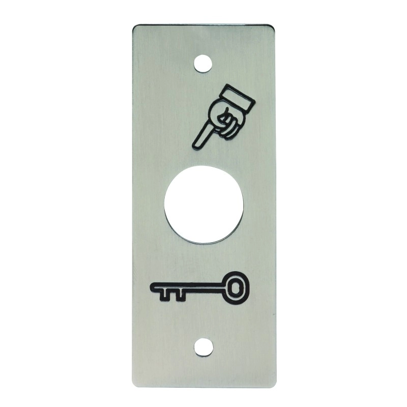 PBP193 <div itemprop="description"> PLAQUE INOX POUR PB19 PICTOS `DOIGT` ET `CLE`</div>