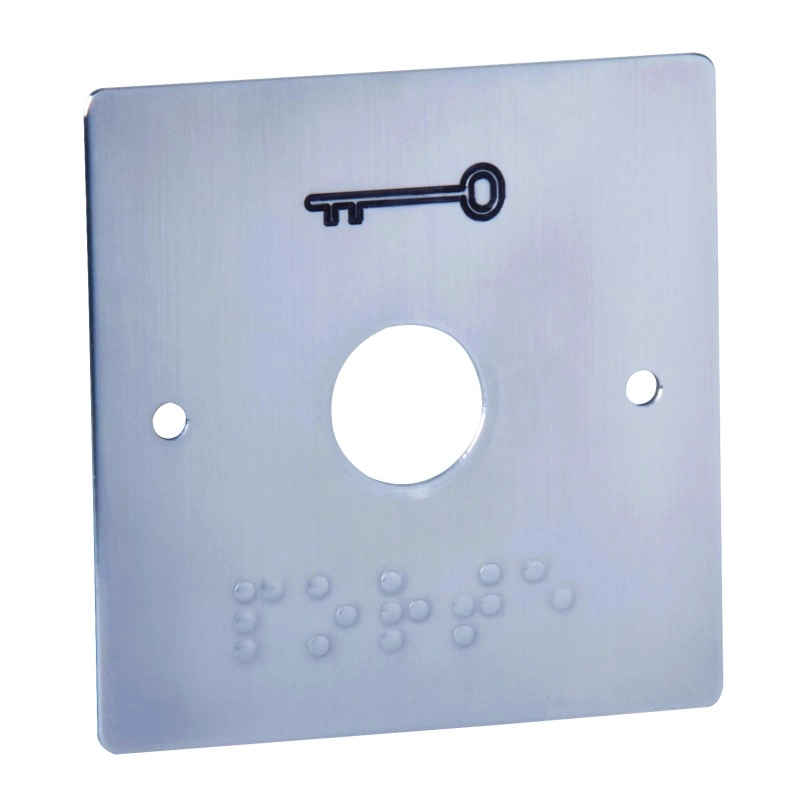 PBP19B <div itemprop="description"> PLAQUE INOX MARQUAGE BRAILLE POUR SERIE PB19</div>