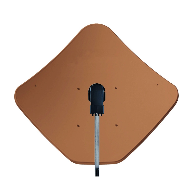 PENTA85R <div itemprop="description"> PARABOLE ALU 85 CM ROUGE BRIQUE</div>