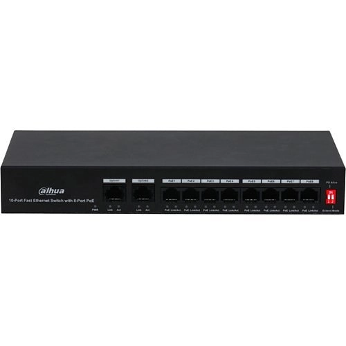 PFS3010-8ET-65 SWITCHES POE 10portes avec 8x POE