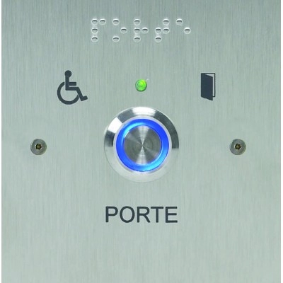 PL10NFLH <div itemprop="description"> BP PMR SONORE ET LUMINEUX PLAQUE INOX 100X100MM (POT DE 60)</div>
