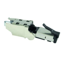 PLAG6AFS <div itemprop="description"> PLUG RJ45 CAT6A SANS OUTIL ANGULE BLINDE</div>