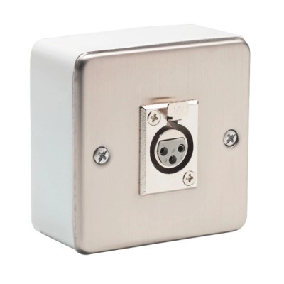 PMXF <div itemprop="description"> BOITIER MURAL DE CONNEXION XLR FEMELLE 3 CONTACTS</div>
