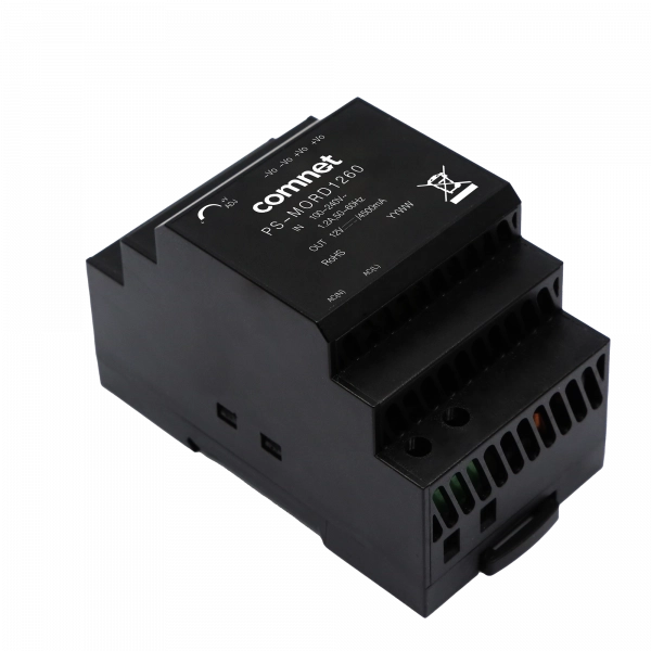 PS-MORD1260 DIN RAIL HIGH TEMP POWER SUP12Vdc 60W