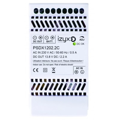PSDX12022C <div itemprop="description"> ALIMENTATION CHARGEUR RAI DIN 100-240V AC / 12V DC / 2.2A 3</div>