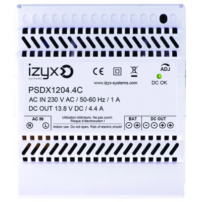 PSDX12044c <div itemprop="description"> ALIMENTATION SECOURUE RAIL DIN 100-240V AC / 12V DC / 4.4A-5</div>