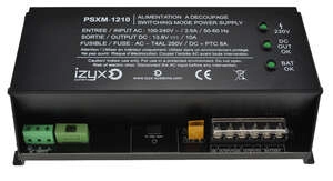 PSXM-1210 <div itemprop="description"> MODULE ALIMENTATION CHARGEUR 100-240V AC / 12V DC / 10A</div>