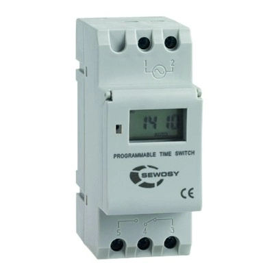PTS71C <div itemprop="description"> HORLOGE DIGITALE HEBDOMADAIRE 230V AC - 1 CONTACT</div>