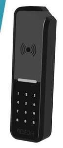 					R302-1001 CLAVIER SLIM CODÉ 12TOUCHES + LECT. BADGES SUR CARTE RELAIS