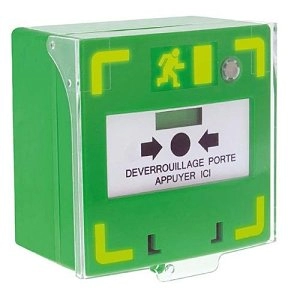 RCP310G <div itemprop="description"> DECLENCHEUR MANUEL VERT 3 CONTACTS + LEDS + BUZZER</div>