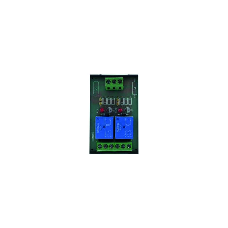 RMD242 <div itemprop="description"> MODULE RELAIS RAIL DIN - 2 RELAIS 24V DC</div>