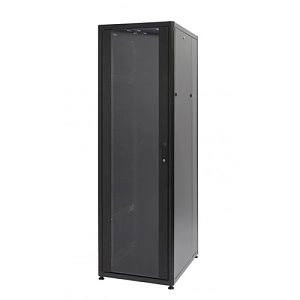 RR-F2-27-P-G Floor standing cabinet 27u 600x800