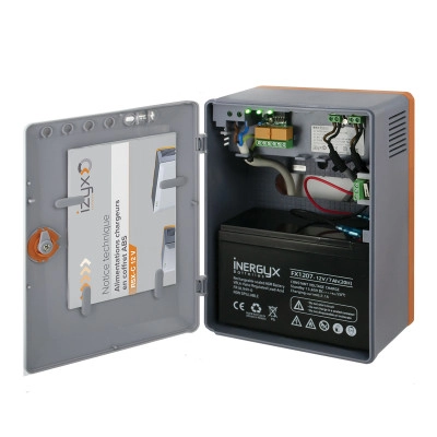 RSX1205C <div itemprop="description"> ALIMENTATION CHARGEUR 230V AC / 12V DC (13.8V) / 5A / COFFRE</div>