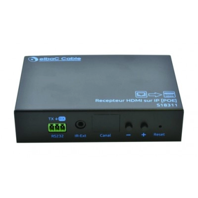 S18311B0 <div itemprop="description"> RECEPTEUR HDMI SUR IP - POE</div>