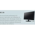 SC24 Moniteur 24"" 16/9 24h/24 fullhd vesa hdmi bnc alim ext 
