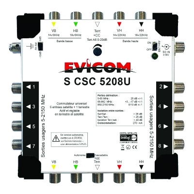 SCSC5208U <div itemprop="description"> COMMUTATEUR AUTONOME 5E/8S</div>