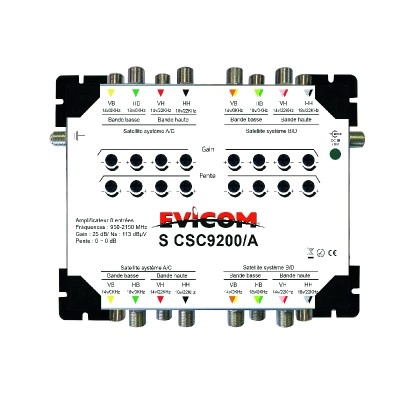 SCSC9200-A <div itemprop="description"> AMPLI DE TETE CASCADABLE 25DB NS 113DB 8 ENTREES</div>