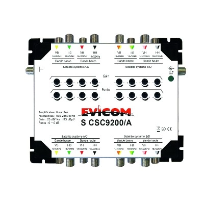 SCSC9200A <div itemprop="description"> AMPLI DE TETE CASCADABLE 25DB NS 113DB 8 ENTREES</div>