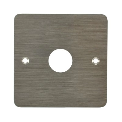 SSP200 <div itemprop="description"> PLAQUE ACIER INOXYDABLE 80 x 80 MM PERCAGE DIAMETRE 19 MM</div>
