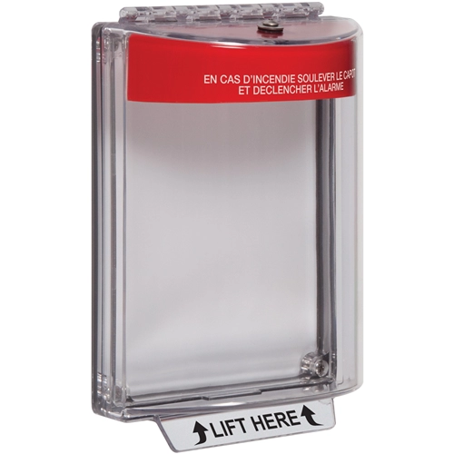 STI-13010FR-FR <div itemprop="description">STI Universal Stopper Couverture de Sécurité pour Poste avertisseur - Intérieur, Extérieur - Polycarbonate - Rouge</div>