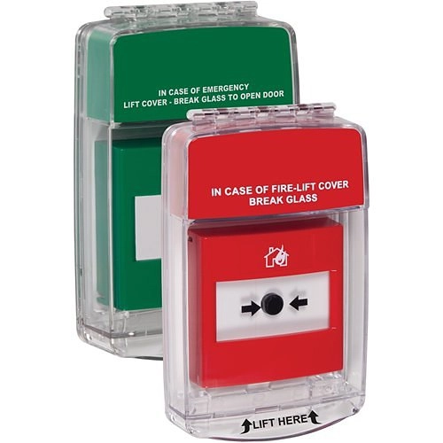 STI-15010ML <div itemprop="description"> STI Euro Stopper Couverture de Sécurité pour Poste avertisseur - Intérieur - Polycarbonate - Rouge, Vert</div>