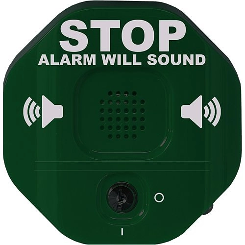 STI-6400-G <div itemprop="description">Alarme de Porte STI Exit Stopper - Filaire - 24 V DC - 105 dB - Audible - Vert</div>