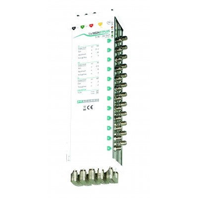 SWI8524STPLUS <div itemprop="description"> COMMUTATEUR CASCADABLE 5E ( 4 SAT + 1 TER ) / 24 SORTIES, AC</div>
