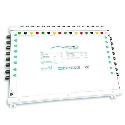 SWP1716TS <div itemprop="description"> COMMUTATEUR COMPACT 17E/16S ( 4 SAT + TERRESTRE ACTIF)</div>