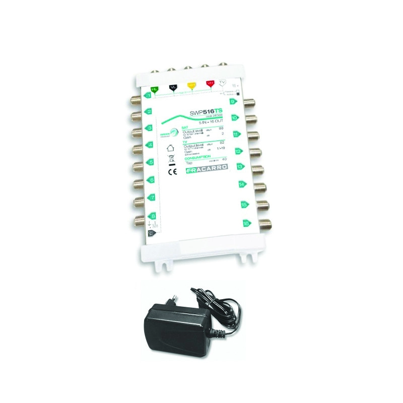 SWP512TS <div itemprop="description"> MULTISWITCH COMPACT AUTONOME 5E/12S ACTIF OU PASSIF</div>