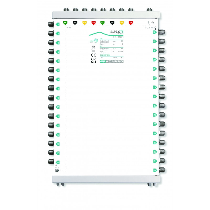 SWP932TS <div itemprop="description"> COMMUTATEUR COMPACT 9E/32S (2 SAT + TERRESTRE ACTIF)</div>