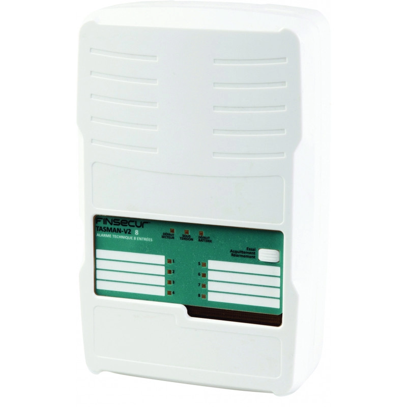 TASMAN8RV2 <div itemprop="description"> COFFRET D`ALARMES TECHNIQUES 8 ENTREES CONTACT SEC + 8SORTIE</div>