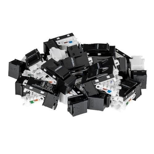 					TC-K25C6 TRENDnet TC-K25C6BK Prises Keystone Cat6, 25-pcs, Noires