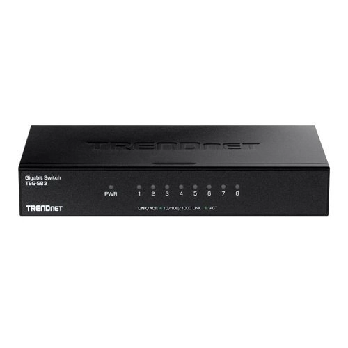 TEG-S83 8-Port Gigabit Switch /w metal case