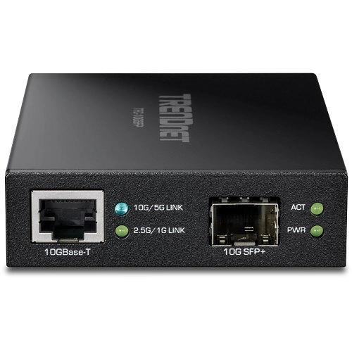 TFC-10GSFP 10GBASE-T to SFP+ Fiber Media Converter