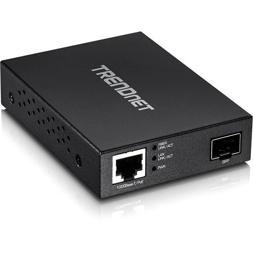 TFC-PGSFP <div itemprop="description">Convertisseur de Média/Transceiver TRENDnet TFC-PGSFP - Nouveau - 1 Port(s) - 1 x Réseau (RJ-45) - Paire torsadée, Fibre Optique - Mode simple (Single</div>